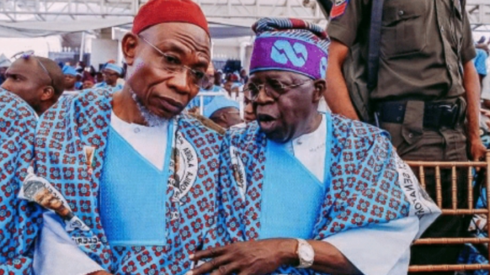 President Bola Tinubu and Rauf Aregbesola