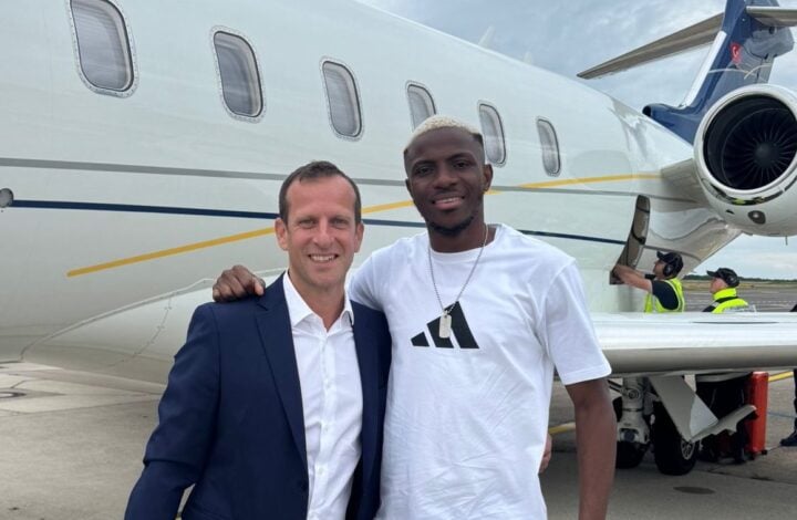 Victor Osimhen enroute to Turkey to seal his permanent transfer to Galatasaray