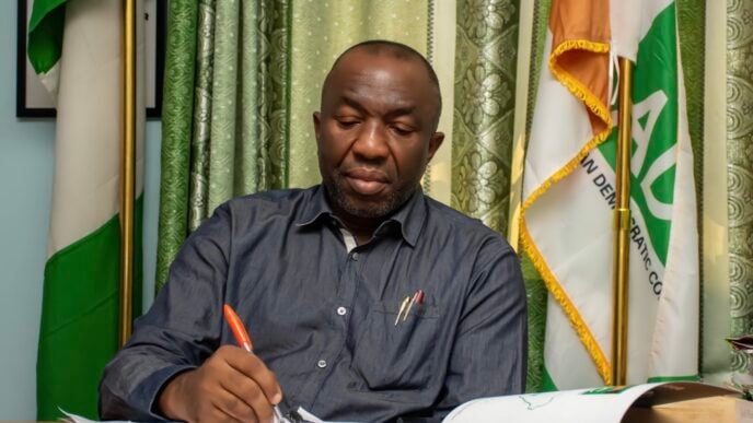 Ralph Nwosu, former national chairman of the African Democratic Congress (ADC)