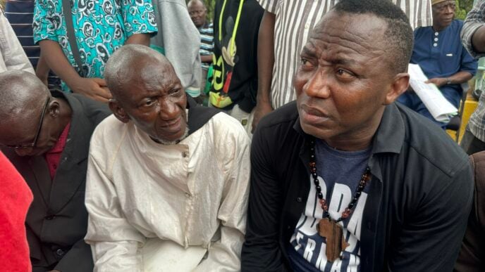 Omoyele Sowore, presidential candidate of the African Action Congress (AAC)