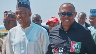 Datti Baba-Ahmed and Peter Obi