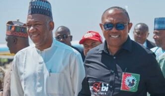 Datti Baba-Ahmed and Peter Obi