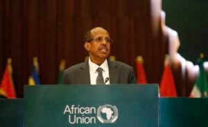 Mahmoud Ali Youssouf, chairperson of the African Union (AU) Commission