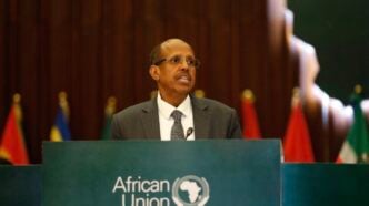 Mahmoud Ali Youssouf, chairperson of the African Union (AU) Commission