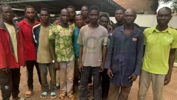Stranded Nigerian miners in Central African Republic