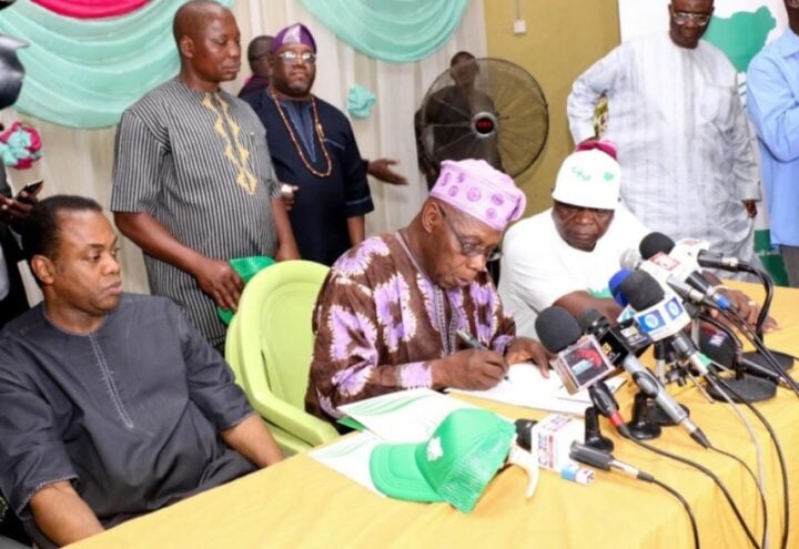 LR: Donald Duke, Olusegun Obasanjo, and Olagunsoye Oyinlola