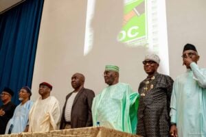 Politicians at the unveiling of ADC
