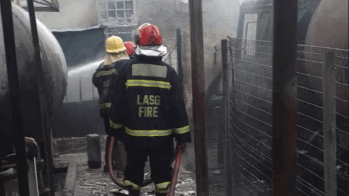 Men of the Lagos Fire Service | File photo