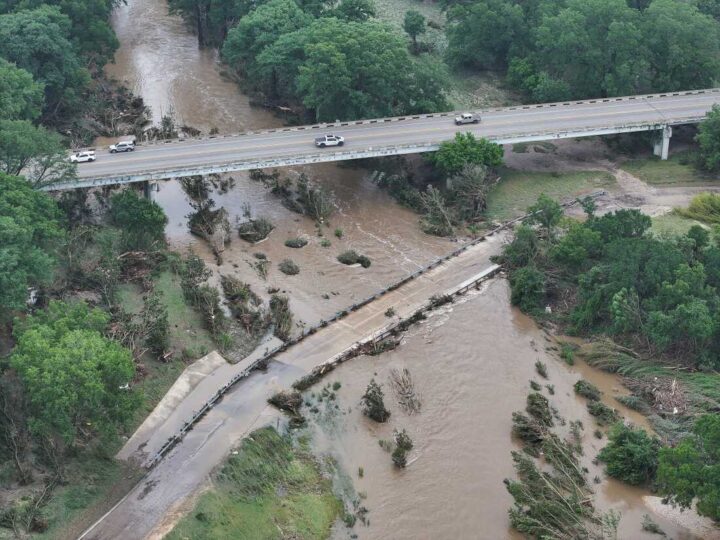 A drone view shows fallen trees as a result of flash floods, in Comfort, Texas, U.S, on July 5, 2025 | Photo: REUTERS/Marco Bello