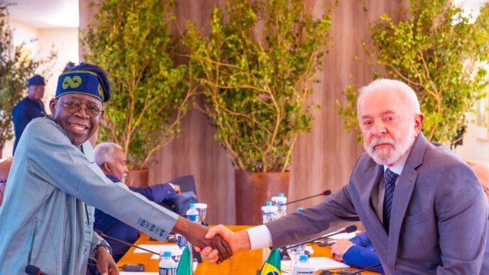 Tinubu says Nigeria will fast-track trade, aviation agreements with Brazil