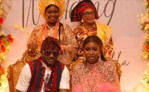 2baba and Natasha Osawaru's traditional wedding