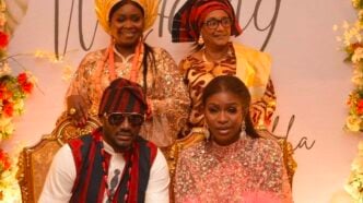 2baba and Natasha Osawaru's traditional wedding