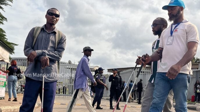 Bi-Courtney apologises to passengers after visually impaired persons blocked Lagos airport road