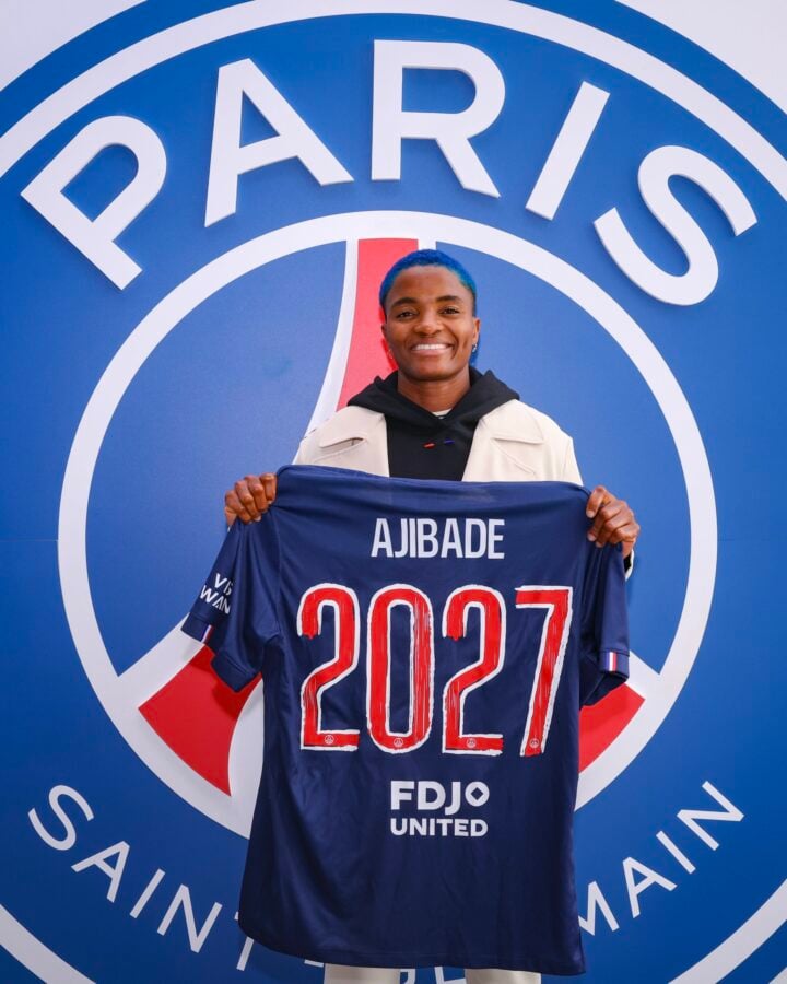 Rasheedat Ajibade unveiled by PSG Feminines