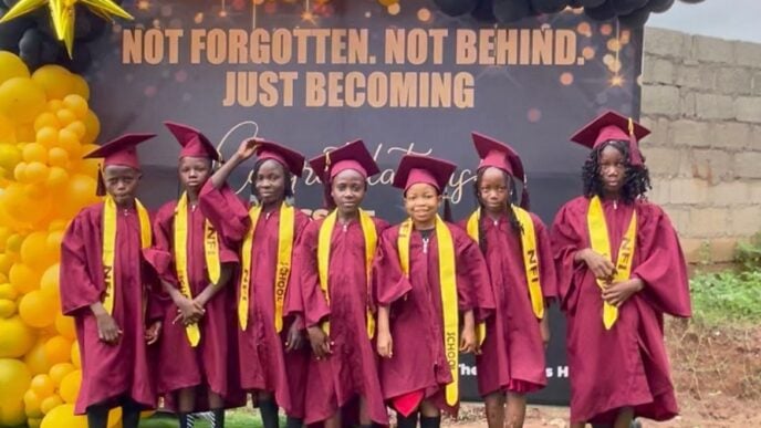 The graduation of the Not Forgotten Initiative (NFI) School in Abuja.