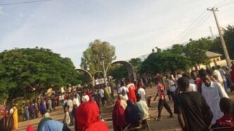 Sceenes from the Bauchi poly protest