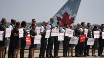 Air Canada halts operations as cabin crew begins strike