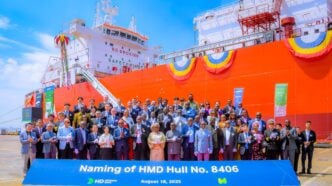 Tinubu inaugurates LPG vessel, says Nigeria will deliver sustainable energy beyond Africa