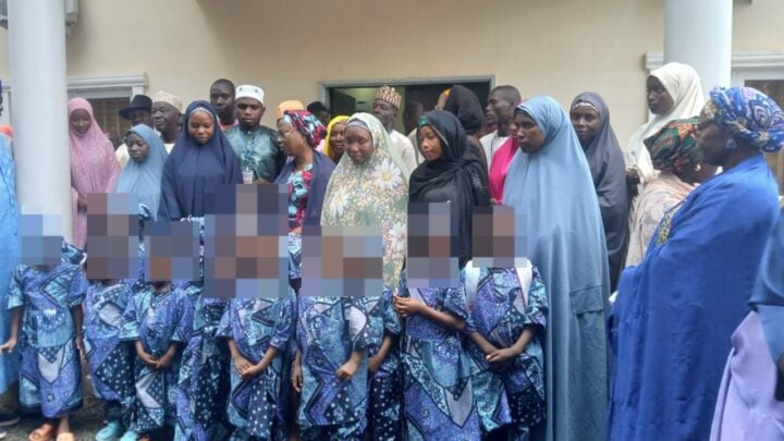 The rescued children | Photo: AriseTV