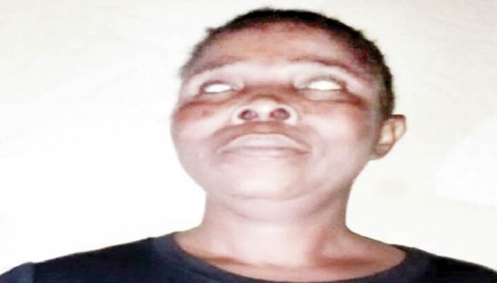 Blessing Omotola, a visually impaired woman