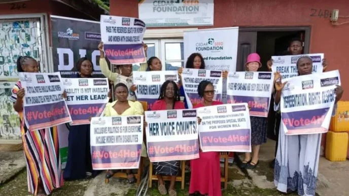 Vote for Her campaign | Photo: NAN