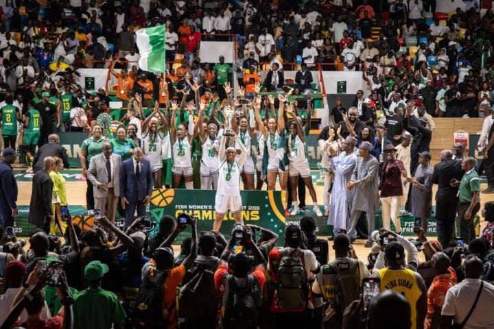 D'Tigress lift their fifth consecutive Women's Afrobasket title | Photo Credit: FIBA