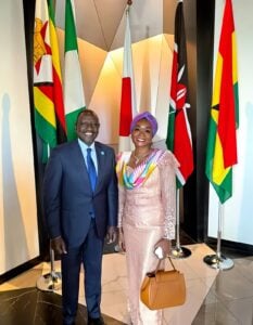 Osasu Igbinedion and William Ruto, Kenyan President