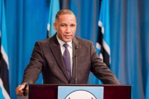 Duma Boko, president of Botswana