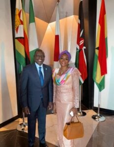 Osasu Igbinedion and William Ruto, the Kenyan President