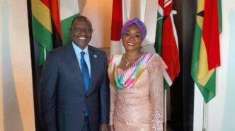 Osasu Igbinedion and William Ruto, the Kenyan President