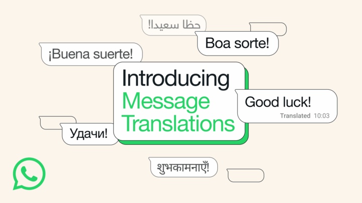 WhatsApp translation feature