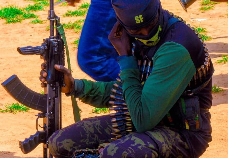 A file photo of an armed bandit