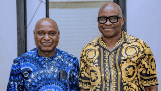 Oyebanji (L) with Fayose | File photo