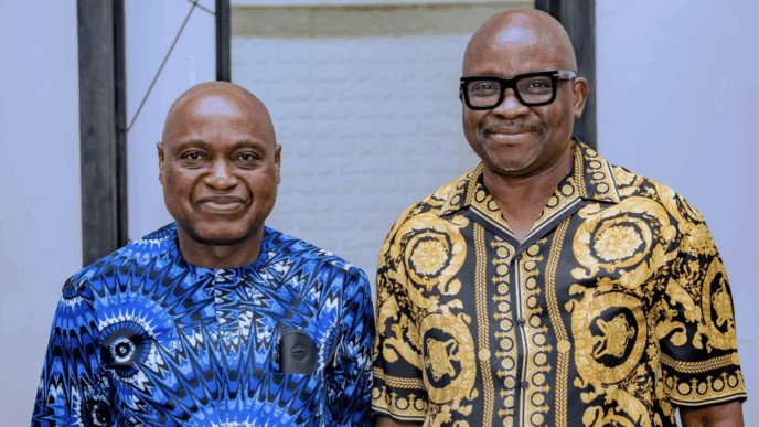 Oyebanji (L) with Fayose | File photo