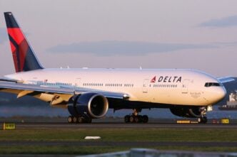 Delta Airlines plane