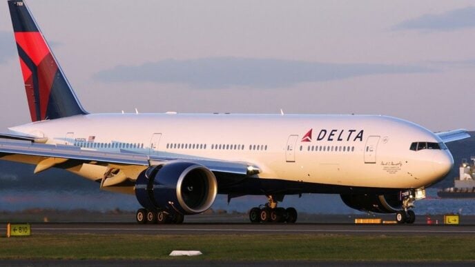 Delta Airlines plane
