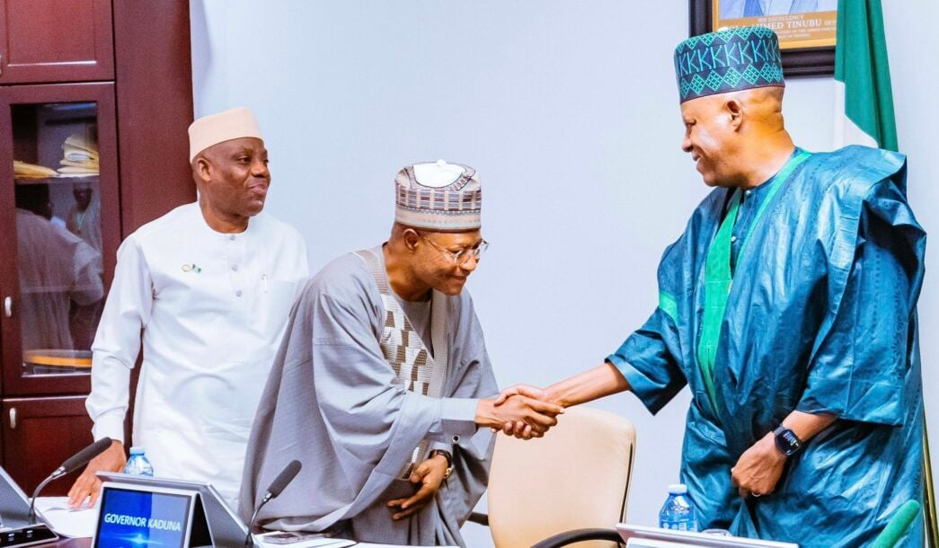 Vice-President Kashim Shettima and Uba Sani, governor of Kaduna state