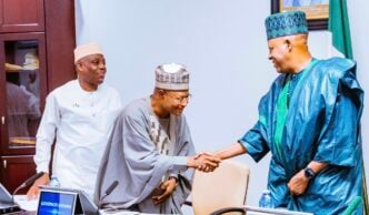 Vice-President Kashim Shettima and Uba Sani, governor of Kaduna state