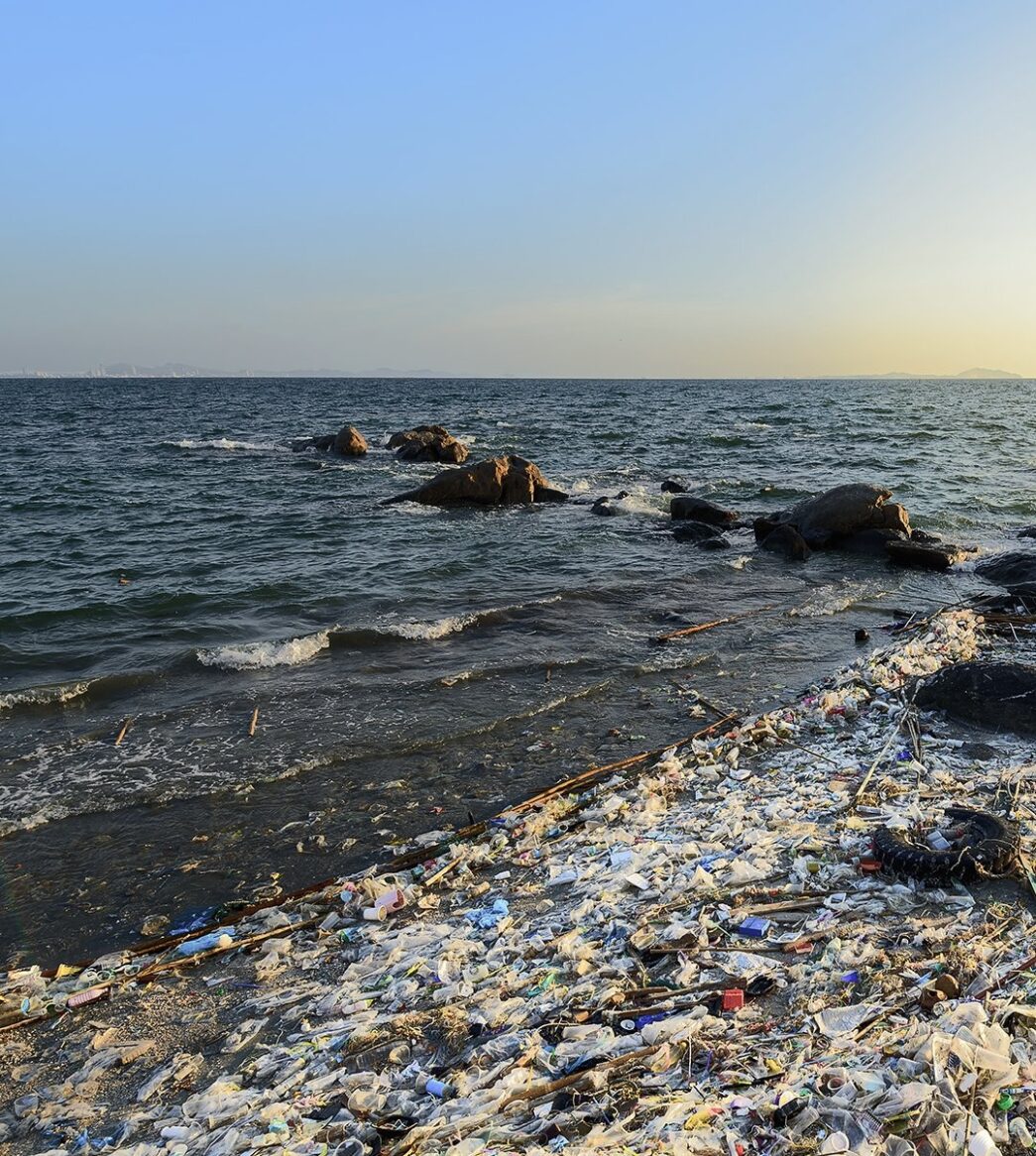 A file photo of offshore waste