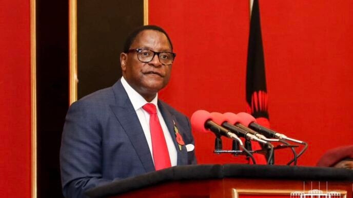 Malawi President Lazarus Chakwera
