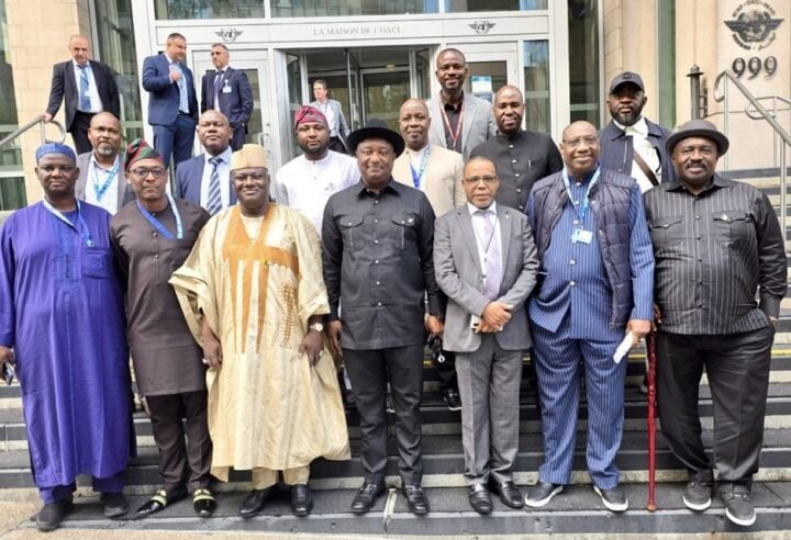Festus Keyamo, minister of aviation, and members of the ICAO