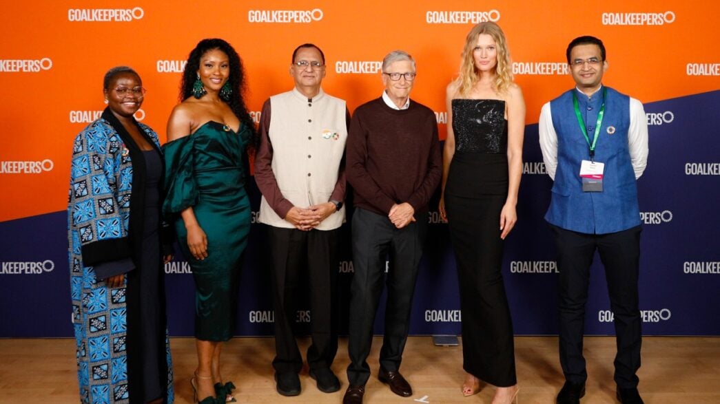 Osas Ighodaro and Bill Gates