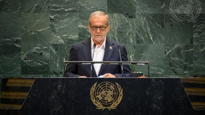 Iran's President Masoud Pezeshkian