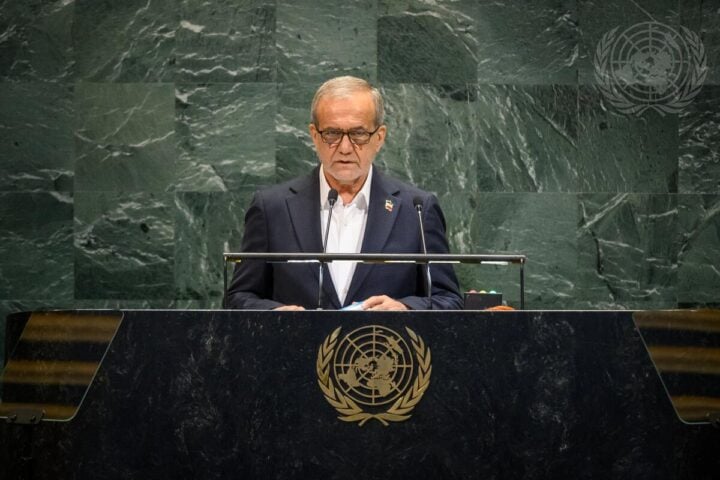 Iran's President Masoud Pezeshkian