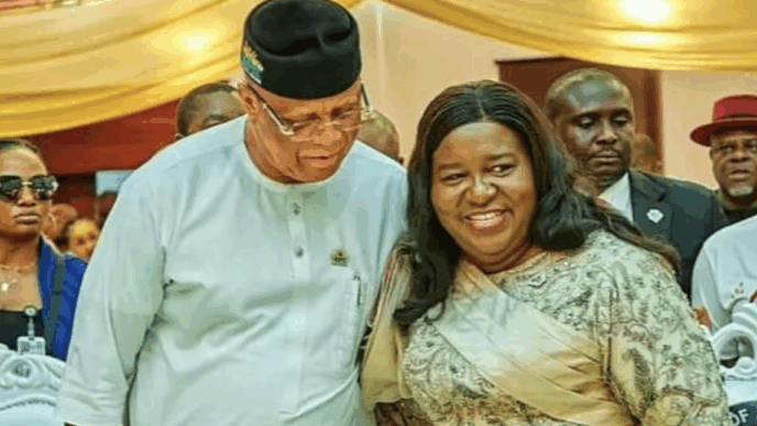 Eno with late wife | File photo