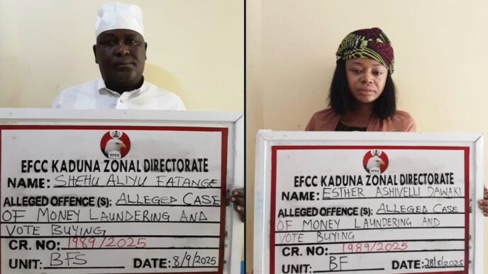 Suspects arraigned for vote-buying