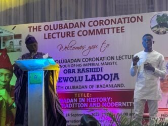 Toyin Falola lecture at the University of Ibadan