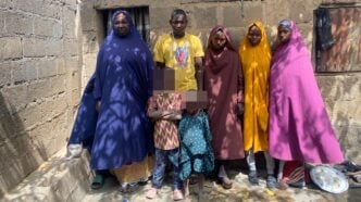 Barat Abdullahi with some of her children