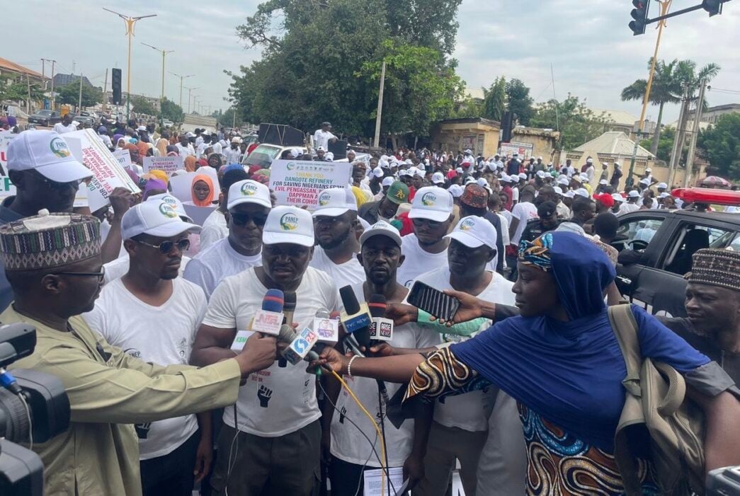 Protesters in Kaduna