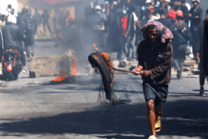 Anti-government protest in Madagascar | Photo credit: Reuters
